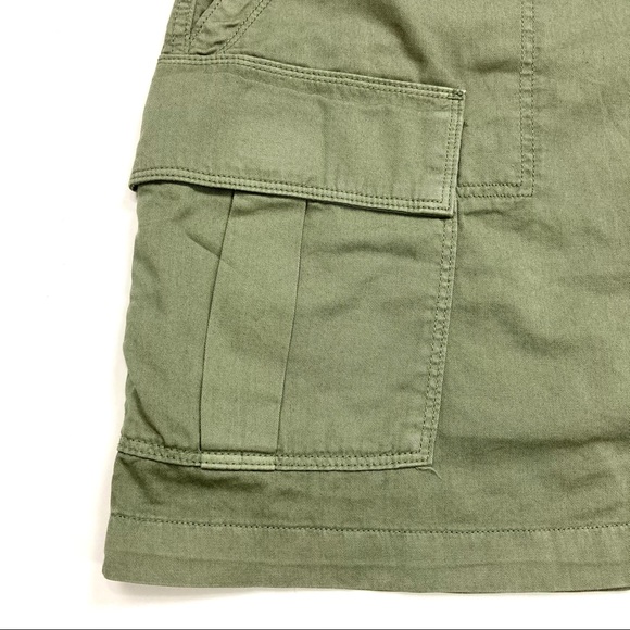 American Eagle A-Line Cargo Skirt High Rise Belted - Picture 4 of 9